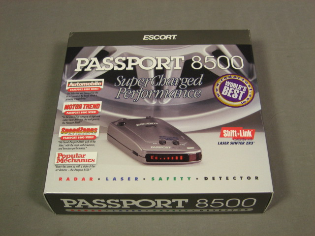 Escort Passport 8500 Radar Laser Safety Detector Red NR