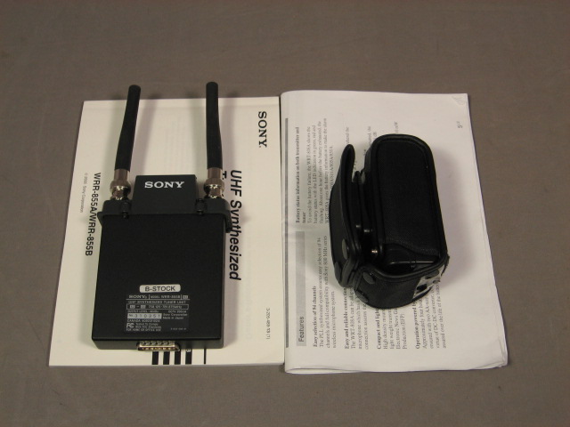 Sony WRT-808A 64 UHF Transmitter WRR-855B 62 Tuner Unit
