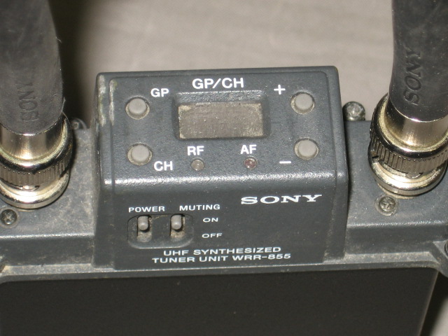 Sony Wireless Mic WRT-808A 68 UHF Transmitter WRR-855A 3