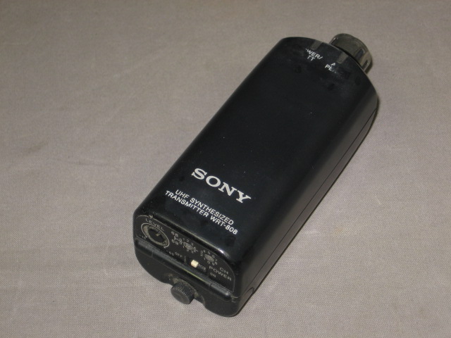Sony Wireless Mic WRT-808A 68 UHF Transmitter WRR-855A 4