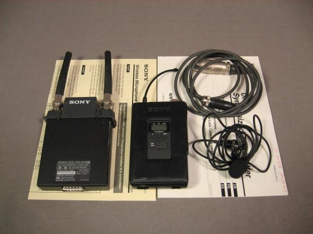 Sony WRT-822B 66 UHF Transmitter + WRR-855B Tuner Unit