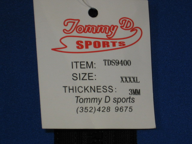 NEW Tommy D 3mm Farmer John XXXXL 4XL 2-Piece Wetsuit 2