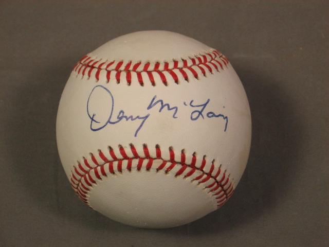 13 MLB Signed Baseball Lot Denny McLain Robin Roberts + 4