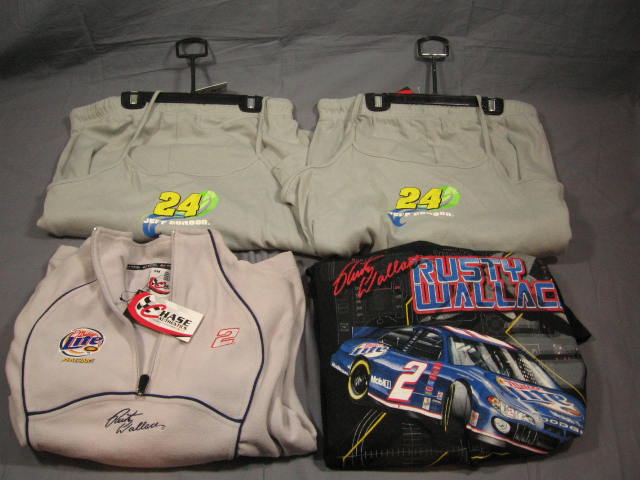 NASCAR Shirts Pants Clothing Lot Earnhardt Gordon NR! 10