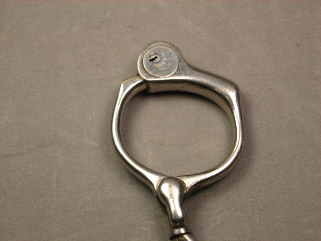 Antique Police Handcuffs Hand Cuffs Pat. May 2, 1899 NR 1