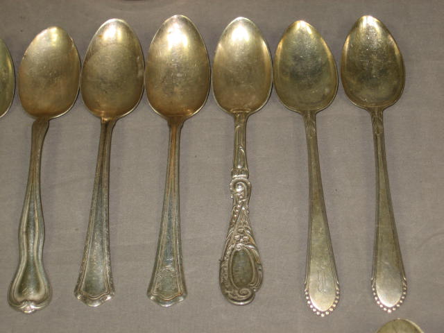Sterling Silver Baby Cup Flatware Lot Spoons 325 Grams 4