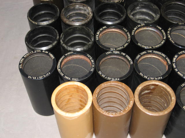 28 Antique Cylinder Phonograph Records Lot Edison + NR 1