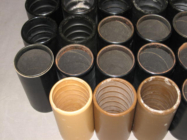 28 Antique Cylinder Phonograph Records Lot Edison + NR 6