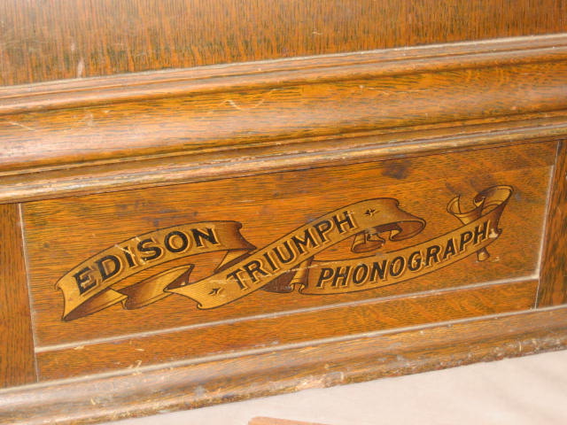Rare Edison Triumph Model A Cylinder Phonograph + Horn 2