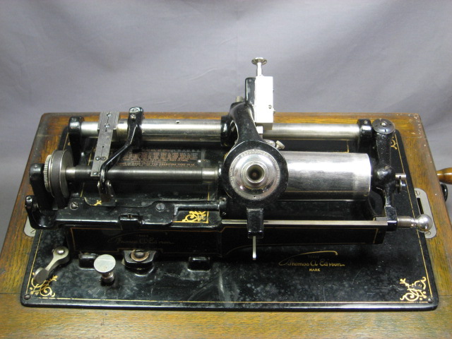 Rare Edison Triumph Model A Cylinder Phonograph + Horn 7