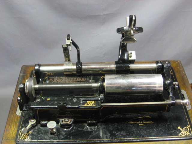 Rare Edison Triumph Model A Cylinder Phonograph + Horn 10
