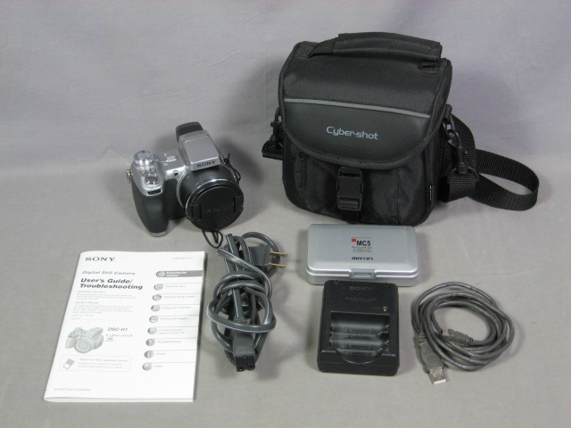 Sony CyberShot DSC-H1 5.1 Megapixel 12X Digital Camera+