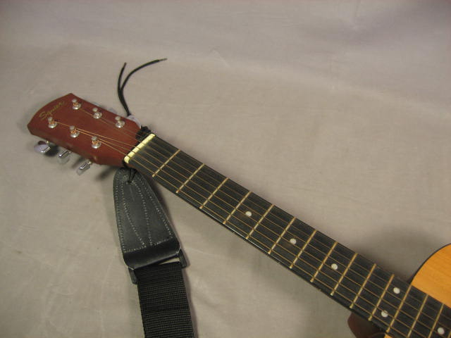 Fender Squier MA-1 MA1 3/4 Size Acoustic Guitar + Case+ 4