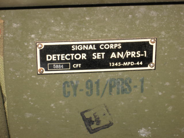 WWII Signal Corps AN/PRS-1 Anti Tank Mine Detector 1944 3