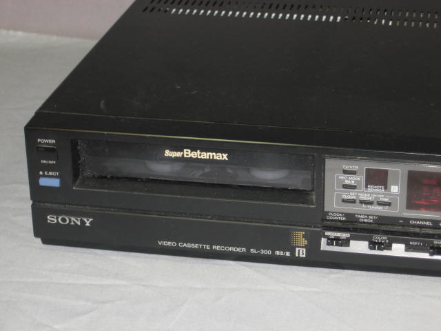 Sony Super Betamax SuperBeta Beta Max SL-300 SL300 VCR 1