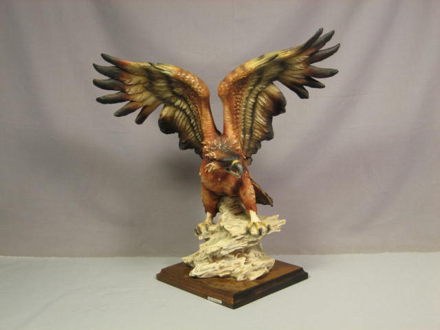 Rare Giuseppe G Armani Eagle Statue Figure Sculpture NR