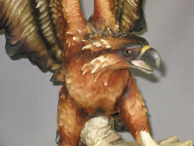 Rare Giuseppe G Armani Eagle Statue Figure Sculpture NR 1