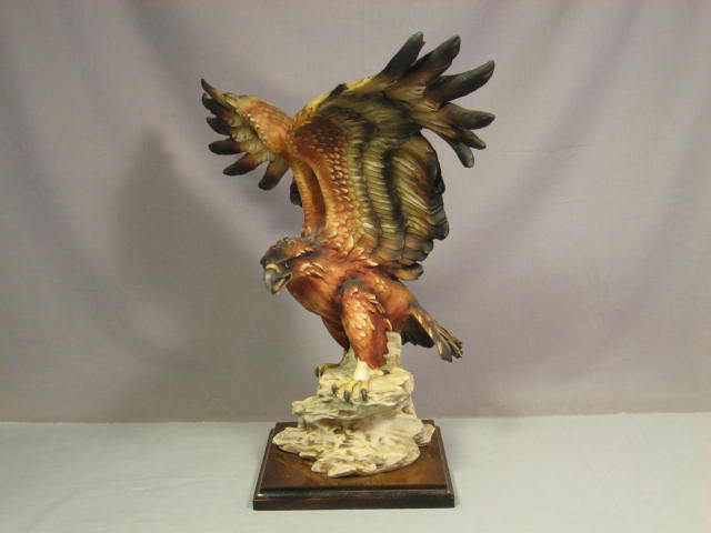 Rare Giuseppe G Armani Eagle Statue Figure Sculpture NR 4