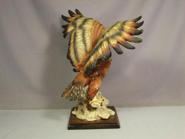 Rare Giuseppe G Armani Eagle Statue Figure Sculpture NR 6