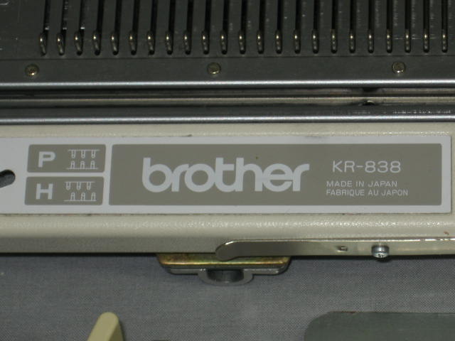 Brother KR-838 Knitting Machine Ribbing Attachment NR 7