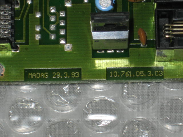Passap 8000 Machine VM Control Circuit Board 31.321.01 2