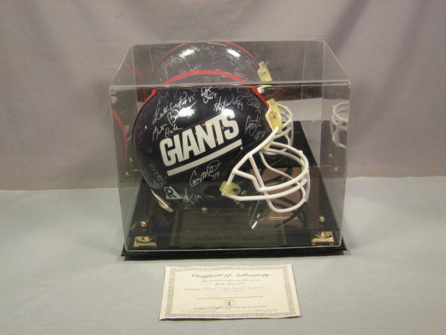 1993-94 NY Giants Team Auto Signed NFL Football Helmet