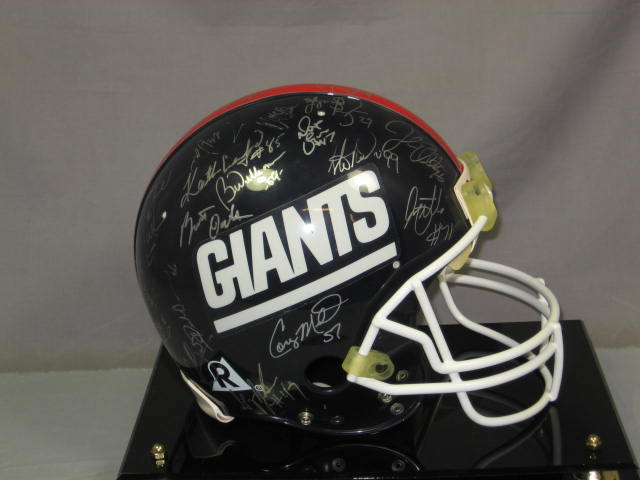 1993-94 NY Giants Team Auto Signed NFL Football Helmet 1