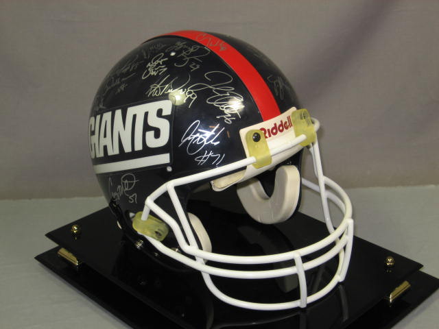 1993-94 NY Giants Team Auto Signed NFL Football Helmet 2