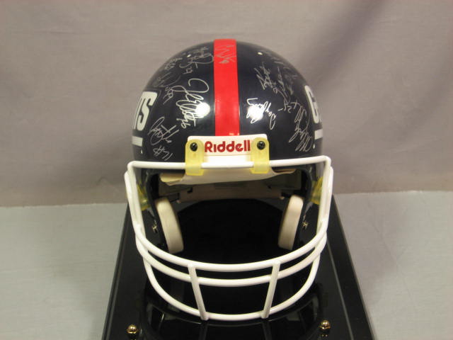 1993-94 NY Giants Team Auto Signed NFL Football Helmet 3