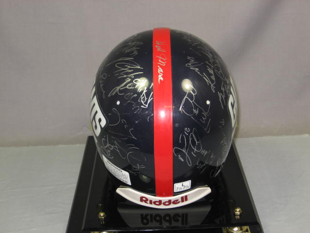 1993-94 NY Giants Team Auto Signed NFL Football Helmet 7