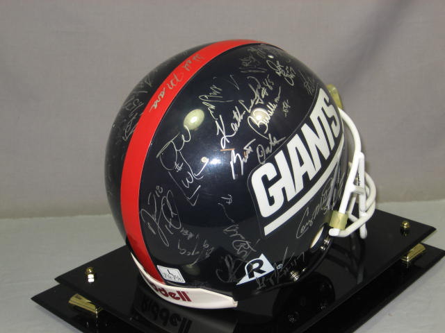 1993-94 NY Giants Team Auto Signed NFL Football Helmet 8
