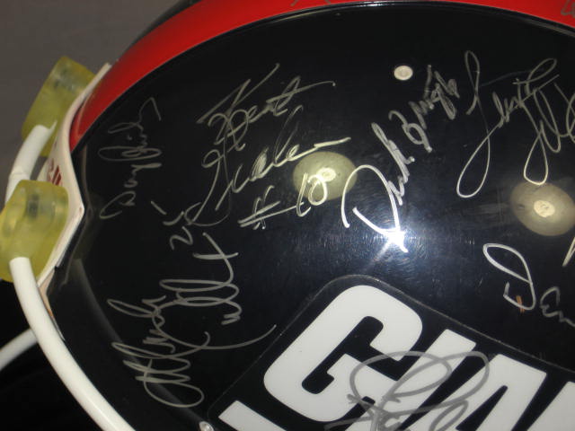 1993-94 NY Giants Team Auto Signed NFL Football Helmet 9