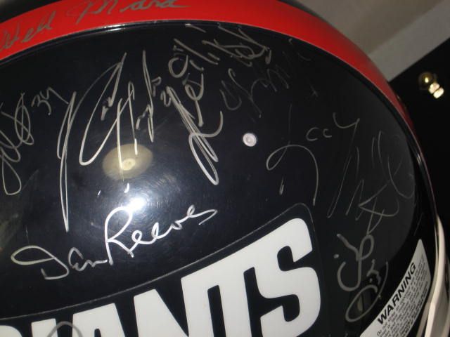 1993-94 NY Giants Team Auto Signed NFL Football Helmet 10