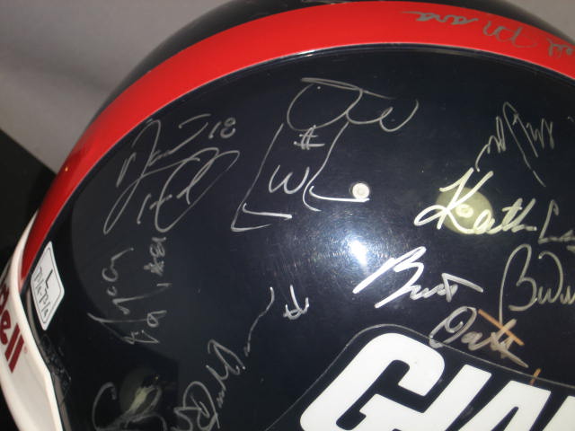 1993-94 NY Giants Team Auto Signed NFL Football Helmet 15
