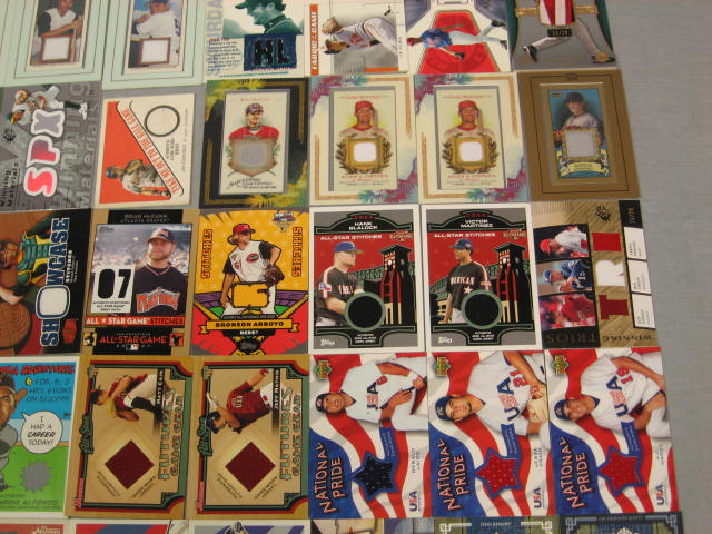 MLB Jersey Bat Insert Baseball Card Collection Lot NR 4