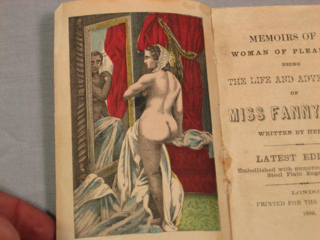 1859 Fanny Hill Woman Of Pleasure Female Beauty Book NR 3