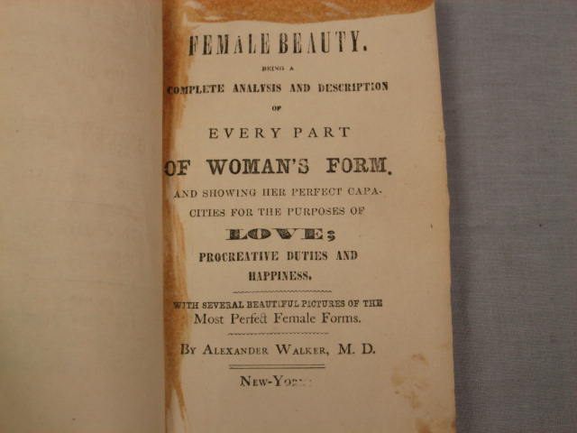 1859 Fanny Hill Woman Of Pleasure Female Beauty Book NR 5