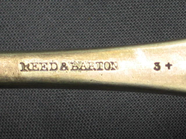 61-Pc Antique Silverplate Flatware Set Reed & Barton + 10