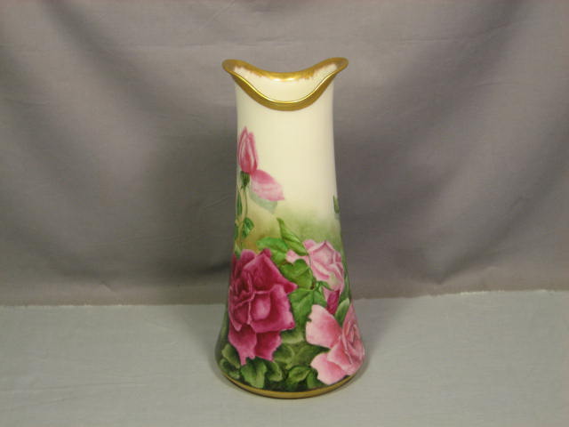 Antique Willets American Belleek Porcelain Rose Vase NR