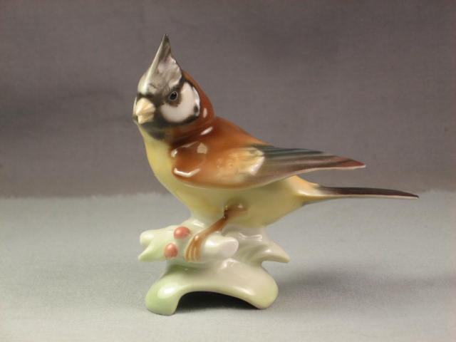 6 Porcelain Bird Figures Figurines Set Royal Worcester+ 10