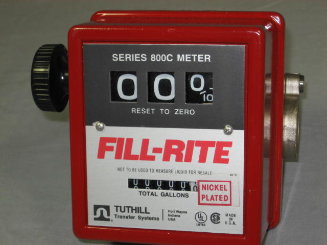 New Tuthill Fill-Rite Flow Meter 807CN1X250 12/15/00 NR 3