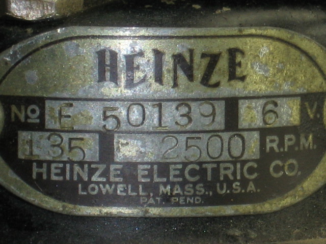 Vintage Heinze E 50139 Automobile Heater Fan 1929 Chevy 5