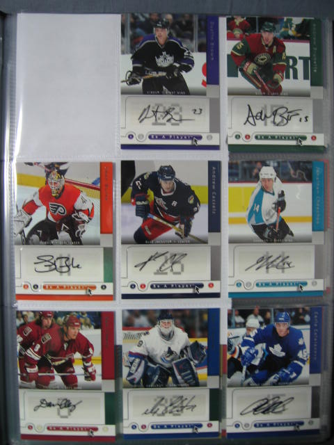 148 05-06 NHL Upper Deck BAP Signed Auto Cards Set NR 5