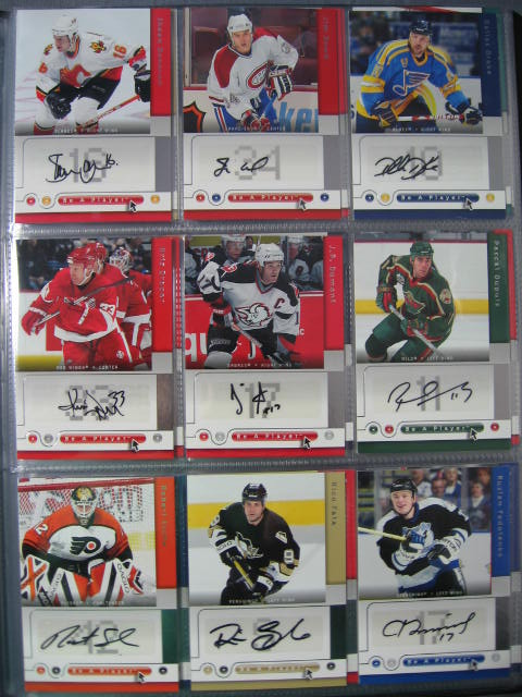 148 05-06 NHL Upper Deck BAP Signed Auto Cards Set NR 7