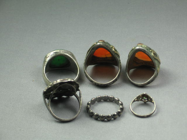 Sterling Silver Jewelry Lot Rings Charm Bracelet+ 10 Oz 2
