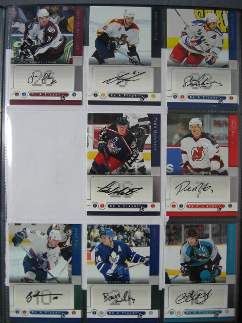 148 05-06 NHL Upper Deck BAP Signed Auto Cards Set NR 11
