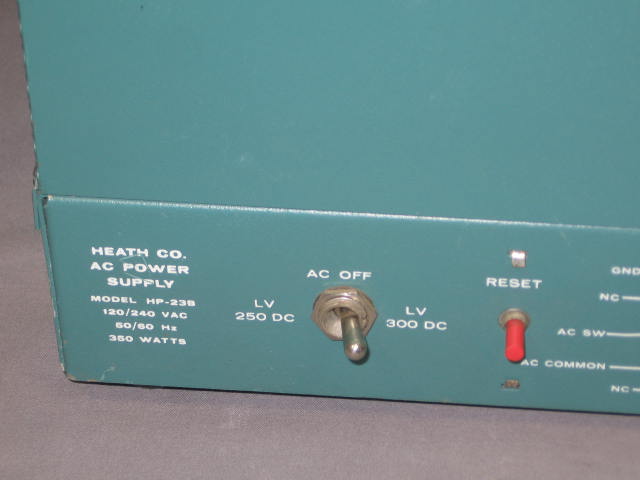Heathkit HP-23B HW Ham Radio Transceiver Power Supply 1
