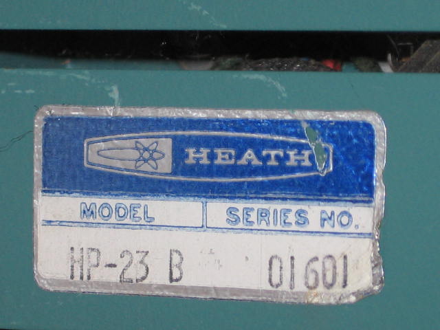Heathkit HP-23B HW Ham Radio Transceiver Power Supply 7