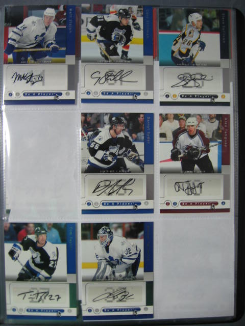 148 05-06 NHL Upper Deck BAP Signed Auto Cards Set NR 15