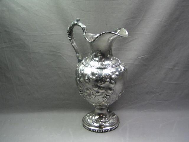 Antique 1853 Middlebury College Silver Water Pitcher NR